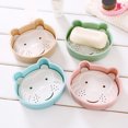 thumbnail image 3 of Soap Dish Creative Cartoon Double Layers Soap Holder Soap Tary for Bathroom, 3 of 10