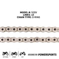 thumbnail image 4 of Niche 520 Drive Chain 48 Links O-Ring With Master Link for Motorcycle 519-CDC2483H, 4 of 8