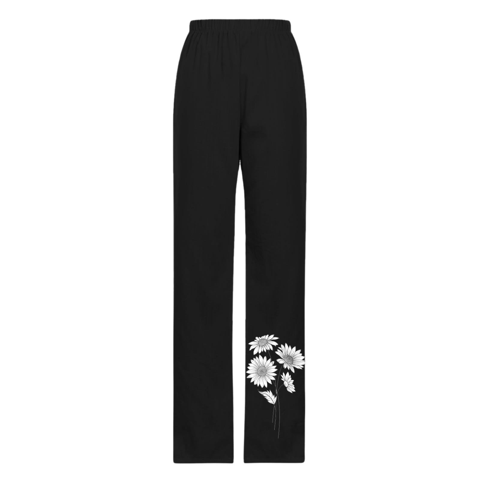 Moonker Cropped Pants For Women Office Women Capri Pants With Pockets Wide  Leg Casual Soft Pant Lightweight Capris 