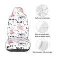 thumbnail image 3 of Lsque Cute Magic Bunny Pattern Car Seat Covers for Front Seats , Waterproof Seat Covers for Cars, Sporty Front Seat Covers,Car Seat Cover Protector Front Seats, 3 of 5