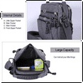 thumbnail image 4 of KL928 Men Causal Canvas Messenger Multifunctional Shoulder Sling Bag Travel Bag Outdoors, 4 of 7