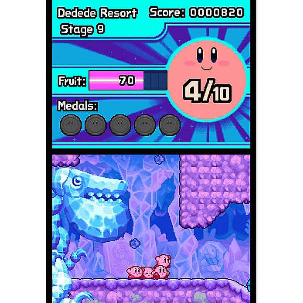 Mass attack. Kirby mass attack screenshot. kirby mass attack rom. kirby mass attack. cursed kirby.
