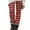 #1Deep Red, variant on LISTHA Christmas Leggings Women's Flares High Waisted Holiday Snowflake Pants Xmas Santa Tummy Control Tights Watermelon Red 2XL