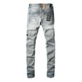 thumbnail image 3 of New Ksubi Men's Jeans 2025 High Quality Streetwear Slim Fit Stretch Jeans Baggy Ripped Straight Skinny Denim Pants, 3 of 7