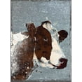 thumbnail image 2 of Robinson, Carol 15x18 White Modern Wood Framed Museum Art Print Titled - Cow on Galvanized Metal, 2 of 4