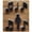 black melody, variant on Jiibva Musical Note Fridge Magnets 6pcs/set Melody Refrigerator Magnetic Whiteboard Sticker for Photos Office Home Decoration White
