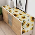 thumbnail image 4 of Yellow Sunflowers Bees Table Runner - 90 Inch Long, Kitchen Dining Table Runner Dresser Scarves, Summer Country Floral Rustic Farmhouse Decor for Coffee Tables Wedding Party Banquet, 4 of 8