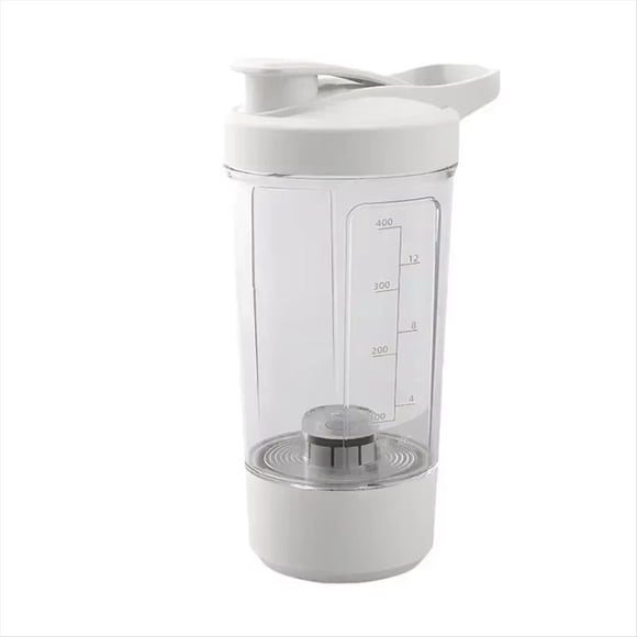 Botella Eléctrica Portátil Recargable por USB para Batidos de Proteínas - Vaso Mezclador Multiusos de 450 Ml para Fitness