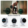 thumbnail image 6 of Garmin fenix 8 – 43 mm, AMOLED, Silver with Whitestone Silicone Band, 6 of 6