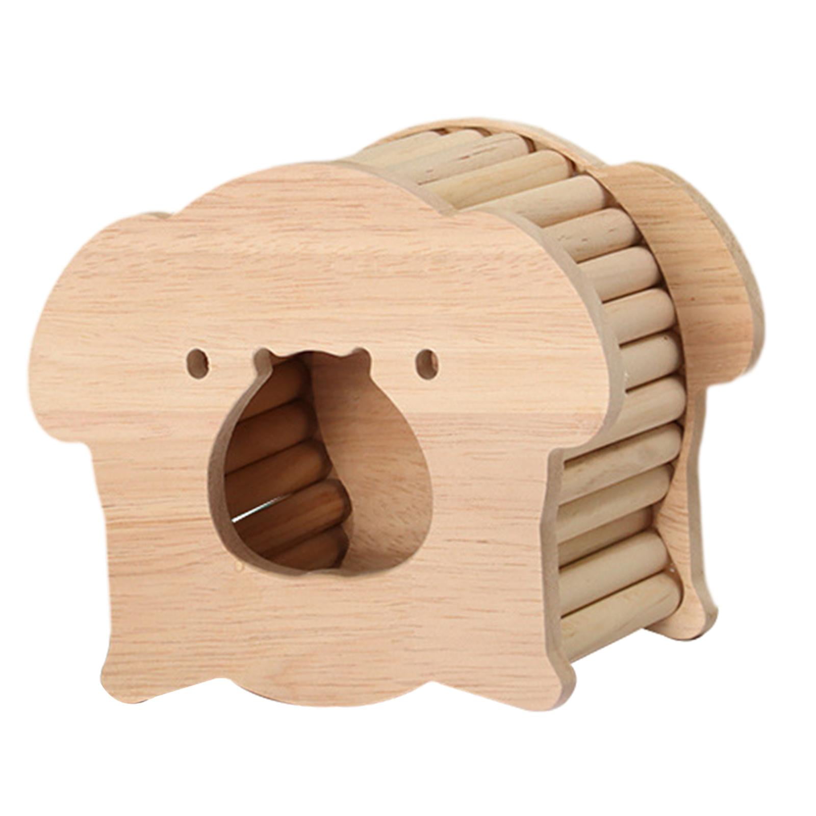 Fzaqwen Hamster Habitat Hideaway for Small Animals, Gerbils and Dwarf Hamsters Play Area pig