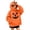 Orange18, variant on YUANxueke Boys Girls Pumpkin Design Sweatshirt with Zipper Hood Oversized Drop Shoulder Loose Fit Tops with Pocket,Orange,5 Years