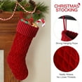 thumbnail image 5 of Ayieyill 6Pcs Christmas Stockings, Large Xmas Stockings Double-Sided 18 Inches Fireplace Stockings for Family Christmas Decorations (Red,White), 5 of 7