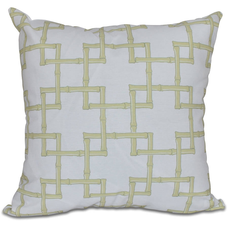 Simply Daisy 16" x 16" Bamboo 2 Geometric Print Pillow