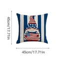 thumbnail image 3 of Housse de Coussin de Canapé Imprimée pour la Fête de l'Indépendance, Combinaison de Coussins Décoratifs à Rayures Simples, 3 of 8