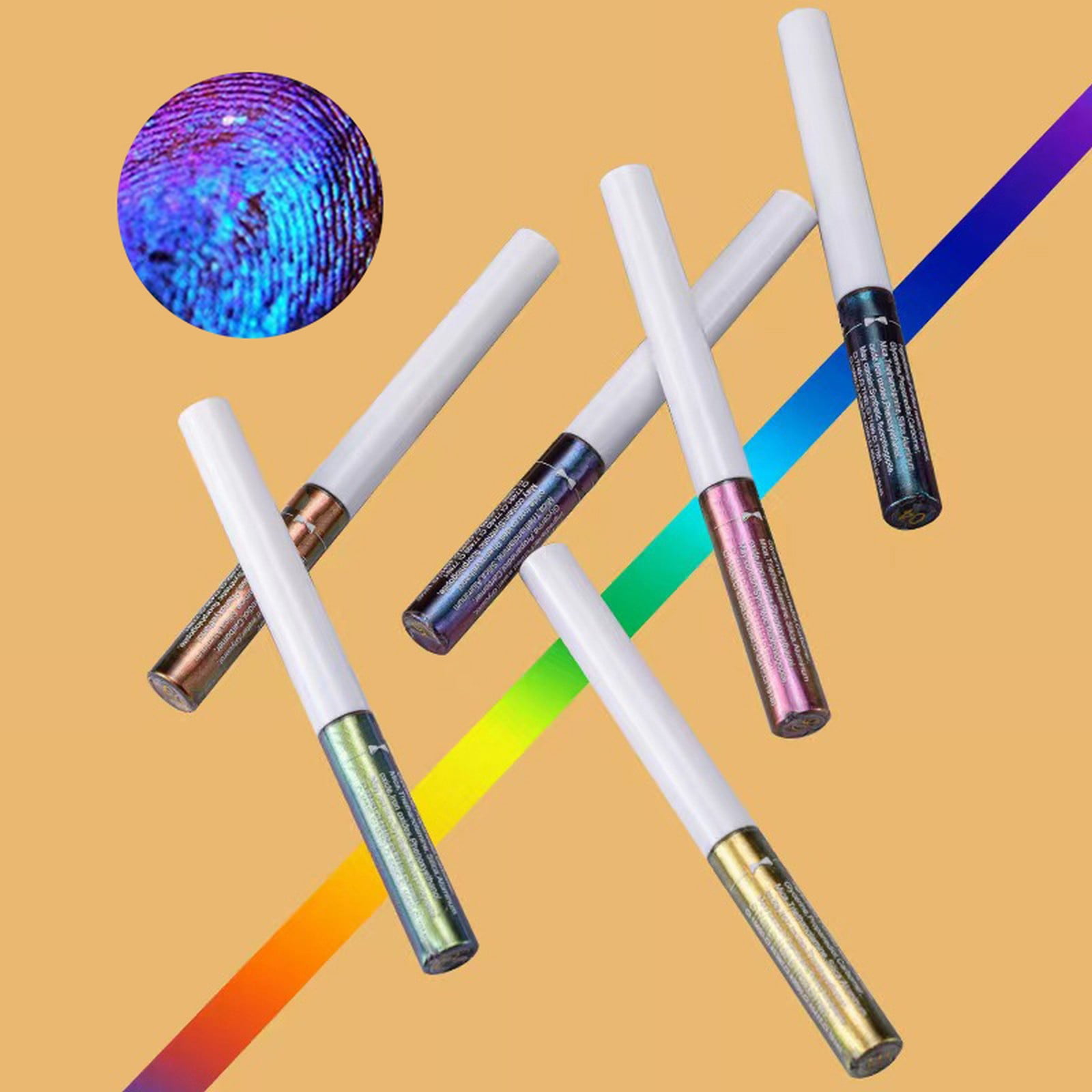 Eye Pencil Eyelash Stickers with Glitter Glue Liner Pen Eye Gens Highlights Tint Remover Makeup Gel Pencil Liner Lip Liner Set Ocean Liner Makeup Stencil Cat Eye Stencil Eye