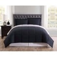 thumbnail image 1 of Truly Soft Tous les Jours Couette Réversible et des Impostures Mini Ensemble Noir et Gris Très Grand, 1 of 1