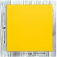 thumbnail image 2 of Hamilco Colored Scrapbook Cardstock Paper 12x12 Card Stock Paper 65 lb Cover 25 Pack Dandelion Yellow, 2 of 6