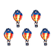 thumbnail image 2 of Linterna Solar Decorativa Impermeable Con Globo Aerostático  5 Uds. para Jardín Patio (A), 2 of 4