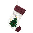 thumbnail image 2 of Large Christmas Stocking, Cute Animal Hanging Stocking with Knitted Cuff, 1 Piece Xmas Stocking, Holiday Christmas Tree Fireplace Decor, Style G, for Festive Season, 2 of 6
