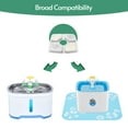 thumbnail image 2 of 8PCS Cat Water Fountain Filters Square Pet Water Dispenser Filters Active Carbon Resin Filters, 2 of 8