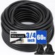 thumbnail image 1 of Tubo de telar de alambre YesBes de 60 pies/18 m 3/4 pulgadas, negro dividido, 1 of 6
