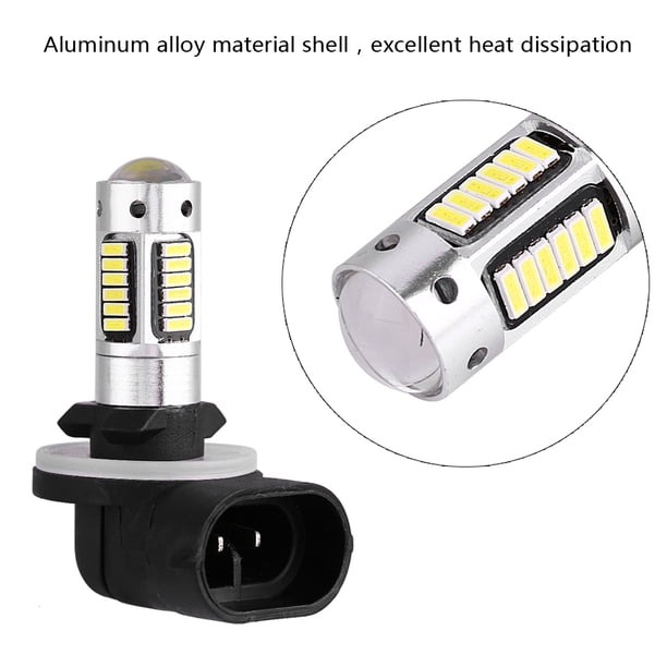 PAR DE 881 4014 LED FARO DE COCHE NIEBLA DRL Bombilla Lampara DC 12V Faro de Coche LED Bombilla de Luz AntoniBla DRL Bombilla 881