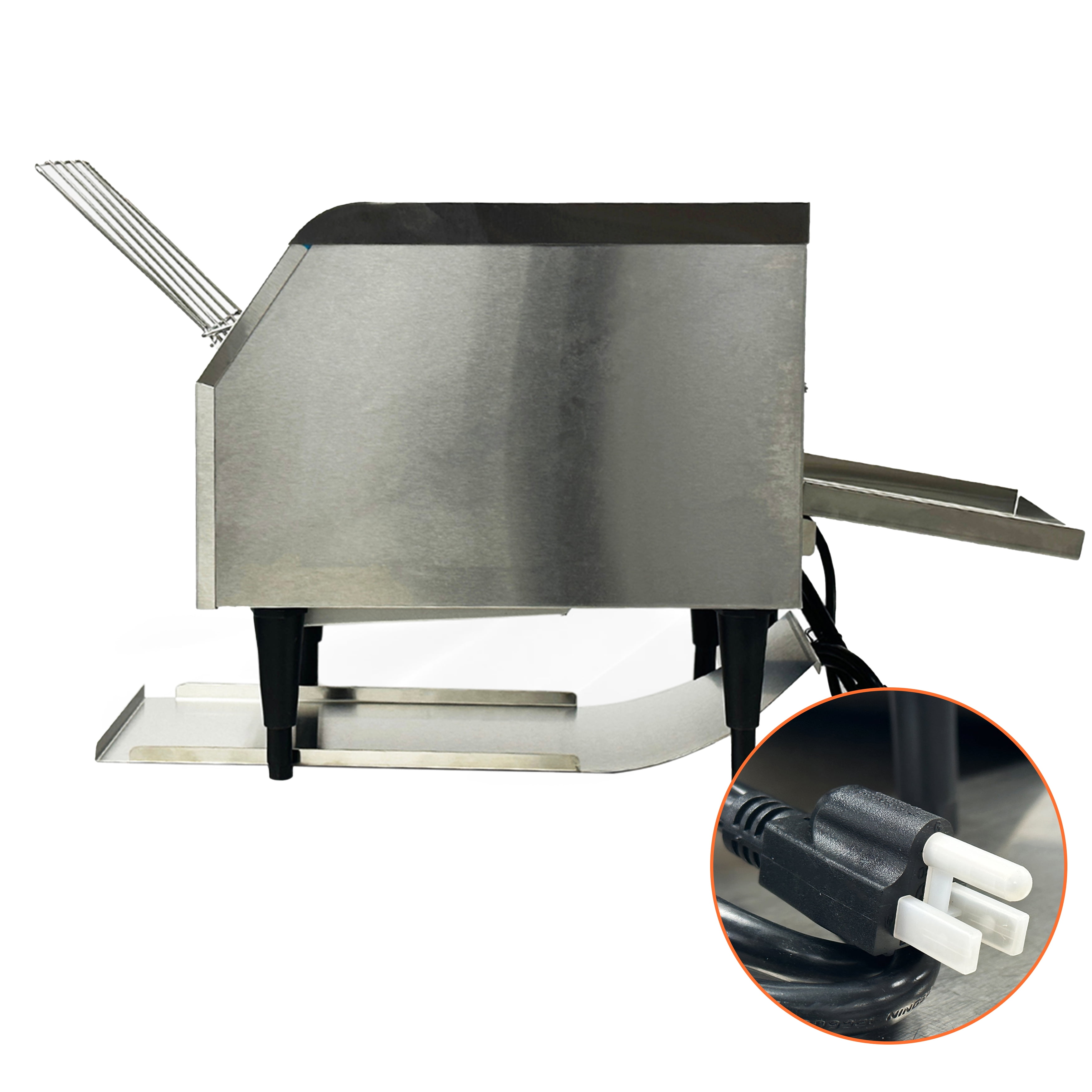 1340W Commercial Conveyor Toaster, Stainless Steel Toasters Countertop Electric Toster