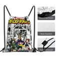 thumbnail image 3 of My Hero Academia Drawstring Backpack Anime Sackpack Gym Bag For Sport Yoga Travel Hiking Shopping Lightweight Gym Bag 16*14 Inch, 3 of 9