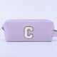 thumbnail image 5 of Maquillaje A Rayas Con Letras Chenilla 2 Uds. Bonita Cosméticos para Mujer (C) Color Morado, 5 of 8