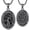 Arcangel Raphael_Black, variant on Protection Necklace 925 Sterling Silver St Anthony Francis Joseph Peregrine Raphael Sebastian Medal I Can Do All Things Through Christ Patron Saint Jewelry Christian Gifts for Men Women
