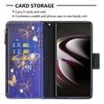thumbnail image 2 of Samsung Galaxy S22 Ultra Wallet Case, Dteck Zipper Pocket 9 Card Slots Wallet Phone Case with Hand Strap For Samsung Galaxy S22 Ultra 6.8 inch 2022,Purple Butterfly, 2 of 5