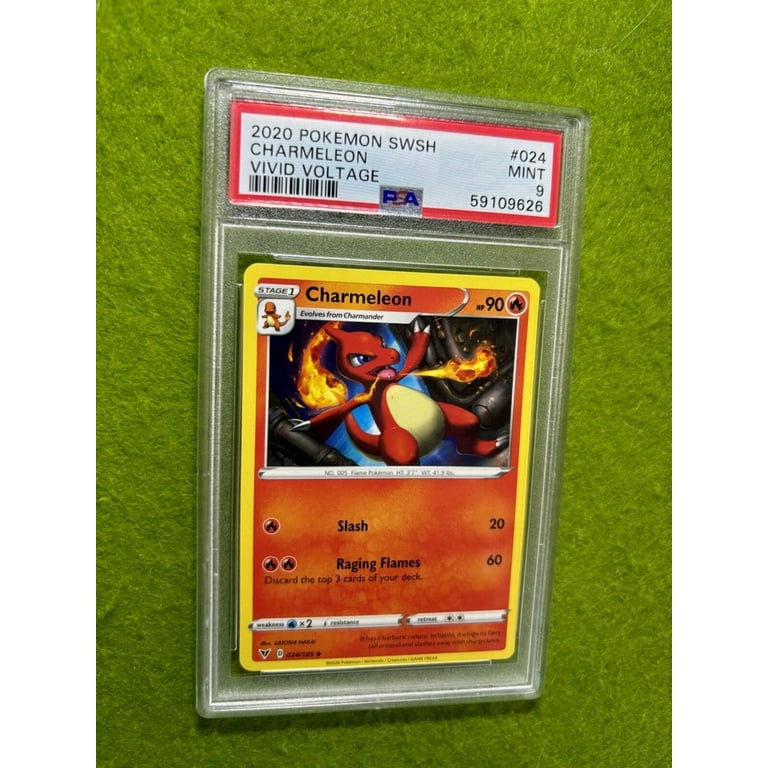 Pokémon TCG PSA 9 MINT Charmeleon 2020 POKEMON Sword & Shield SWSH