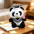 thumbnail image 5 of SPOORYYO Graduation Panda Plush Toy with Cap Cute Soft Stuffed Animal Gift for Graduates Students Keepsake, 5 of 6
