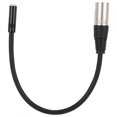 thumbnail image 2 of 3.5MM Female To 3.5MM Female To XLR Male Zinc Alloy 3.5MM Interface Audio Adapter Cable Patch Cord, 2 of 8