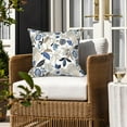 thumbnail image 5 of Ryan&nbsp; Outdoor/Indoor Throw Pillows, Decorative Throw Pillows Cover , 18"x18" Square Pillows for Bed, Couch, Sofa and Patio Furniture, Set of 2, Breeze Leaves Beige, 5 of 7