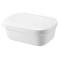 thumbnail image 4 of FELTECHELECTR Covered Soap Dish with Drainage, 1 Pack Bathroom Soap Holder for Sink or Shower, 11.8x3.3x1.9in, Water-Resistant, 4 of 8