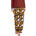 thumbnail image 5 of Leesechin Halloween Pajamas Pants for Women Men Cartoon Lounge Pj Print Pants Causal Sleep, 5 of 6