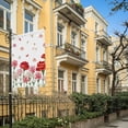 thumbnail image 2 of Mother's Day Flowers House Flag 28 x 40 Inches, Watercolor Vintage Red Pink Carnations Floral Weather Proof Outdoor Patio Flags Double Sided Small House Decoration for Yard Lawn Outside Home, 2 of 9