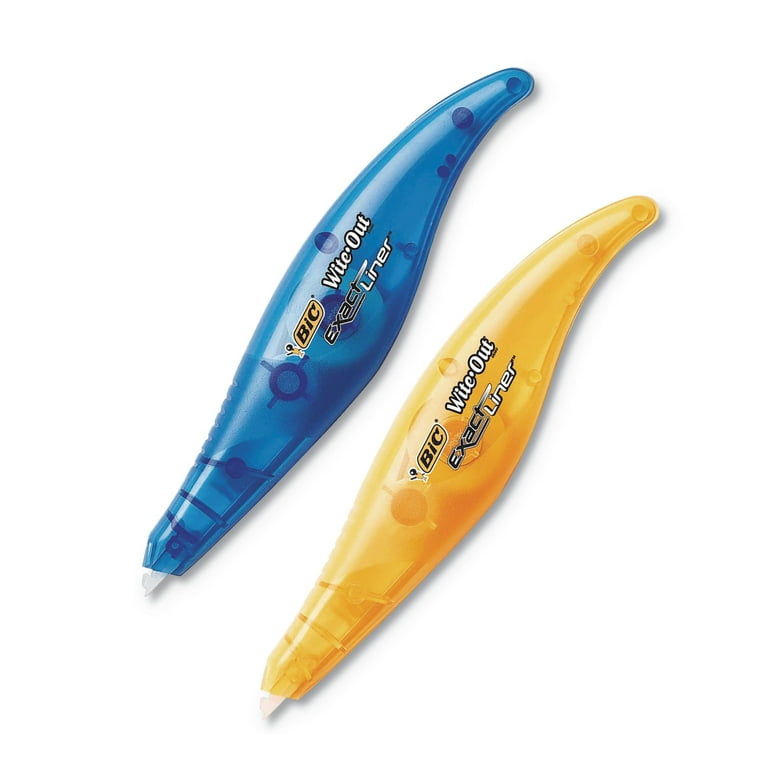 Wite-Out Brand Exact Liner Correction Tape, Non-Refillable, Blue/Orange Applicators, 0.2 Wite-Out Brand Exact Liner Correction Tape, Non-Refillable, Blue/Orange Applicators, 0.2