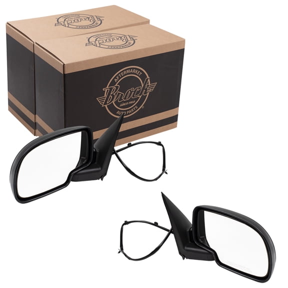 Brock Power Mirror for 2003-2006 Silverado 1500 Heated Manual Fold Set 15226944 2003-2006 Tahoe