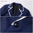 thumbnail image 4 of Disfraz de Cosplay de Anime Sasaki y Miyano Yoshikazu, peluca de Sasaki Shuumei, uniforme escolar azul oscuro, fiesta de Halloween para hombres, 4 of 5