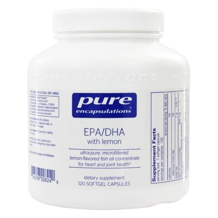 UPC 766298008240 product image for Pure Encapsulations - EPA/DHA with Lemon - 120 Softgels | upcitemdb.com