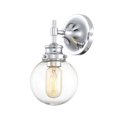 thumbnail image 4 of Trade Winds Chatham Glass Globe Wall Sconce in Chrome, 4 of 5