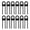 Black, variant on BIMZUC 12PCS U Shaped Child Locks Safety Cabinet Childproof Latches for Storage Door Drawer Window White (7.3 inches / 18.5 cm) Multi-Purpose Protection Set for Baby Toddlers