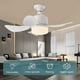 thumbnail image 2 of 1pc Socket Fan Ceiling Fan With Light And Remote, E27 Noiseless Ceiling Fans Dimmable Led Lights, Small Light Bulb/Ceiling Fan For Bedroom, Kitchen, L, 2 of 5