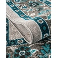 thumbnail image 6 of Unique Loom Lucerne Collection Area Rug - Reuss (2' 7" x 10' Runner Gray/Blue), 6 of 10