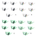 thumbnail image 2 of Guardurnaity 5 piezas de gafas de sol exageradas para Cosplay, disfraz portátil para banquete de Halloween, gafas divertidas, gafas decorativas, Type2 NO2, 2 of 6