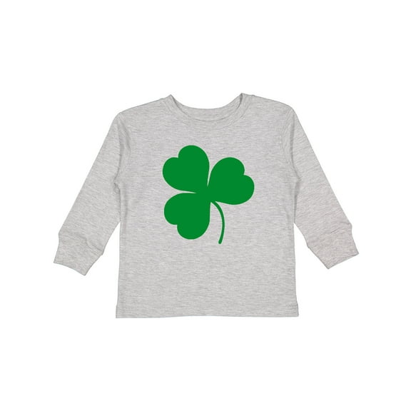 Inktastic Irish Green Shamrock Boys or Girls Long Sleeve Toddler T-Shirt