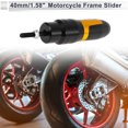 thumbnail image 2 of Slider de marco de motocicleta de 10mm, protector de guardabarros de aleación de aluminio, protección contra choques, tono dorado, 1 Pc, 2 of 7