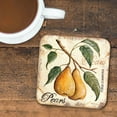 thumbnail image 2 of Pears Wooden Cork Coasters Gift Set of 4 by Nature Wonders | Nature Wildlife Decor - 8198631C-S4, 2 of 6